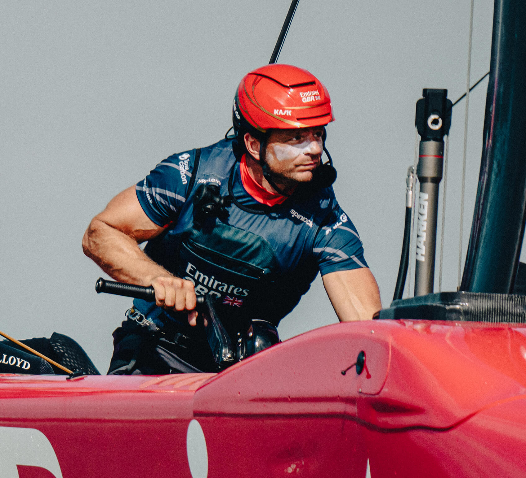 ainslie + ainslie | Nick Hutton, Emirates GBR SailGP Grinder