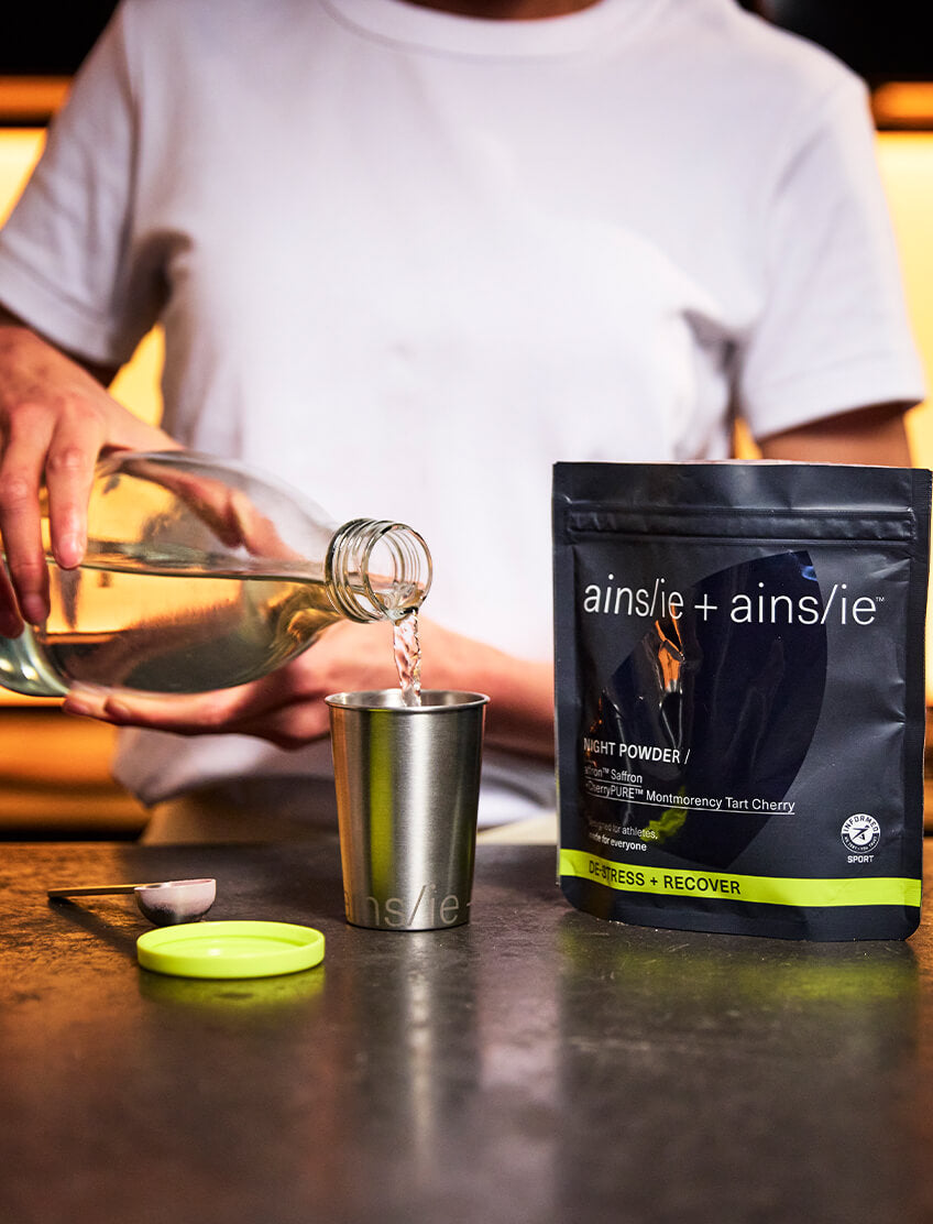 Add 100ml of water to ainslie+ainslie NIGHT POWDER